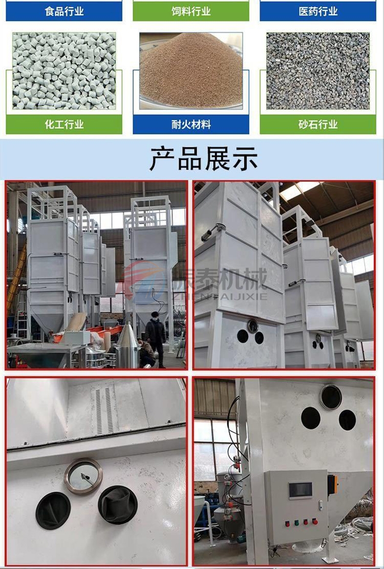 小蘇打密閉無塵投料機產品行業(yè)適用領域